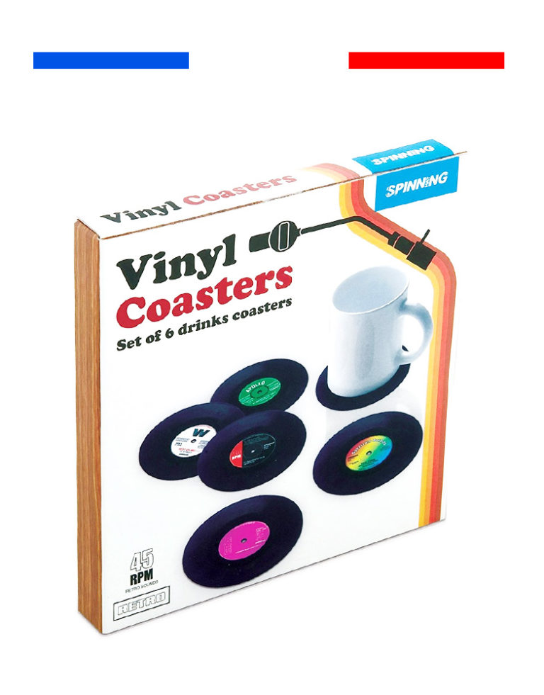 Lot De 6 Dessous De Verre Vinyle Peau De Vache Wengen